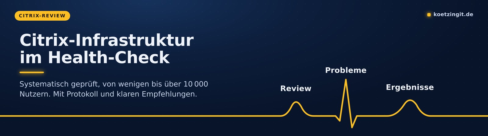 Citrix-Infrastruktur im Health-Check – zum Citrix-Review