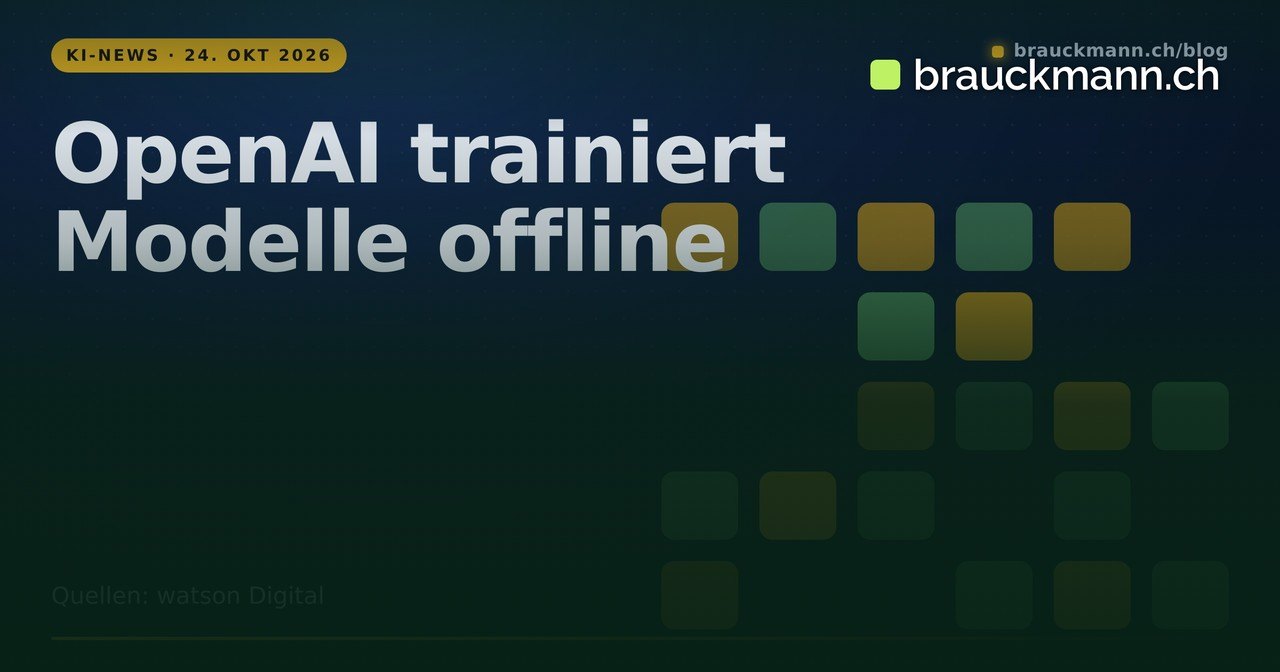 OpenAI trainiert Frontier-Modelle künftig ohne Internet: Titelbild